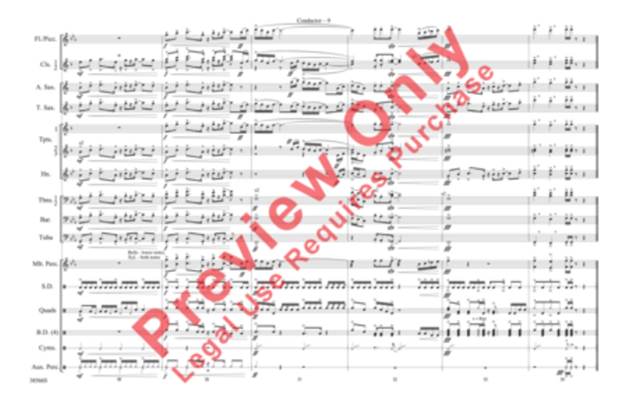Caravan Caravan Marching Band scores gallery preview page 10
