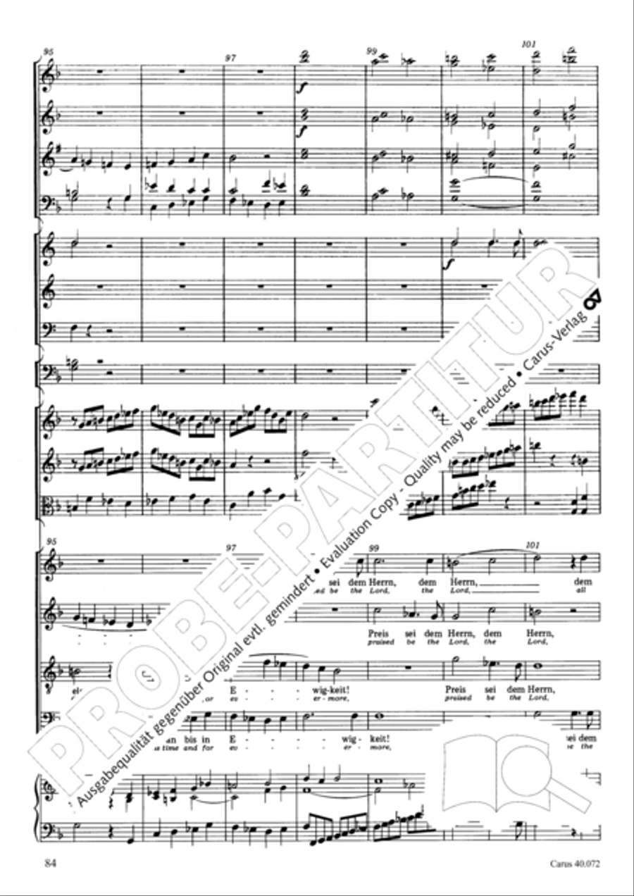 Psalm 42 Psalm 42 4-Part scores gallery preview page 84