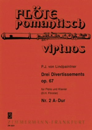 Book cover for Divertissement A major Op. 67/2