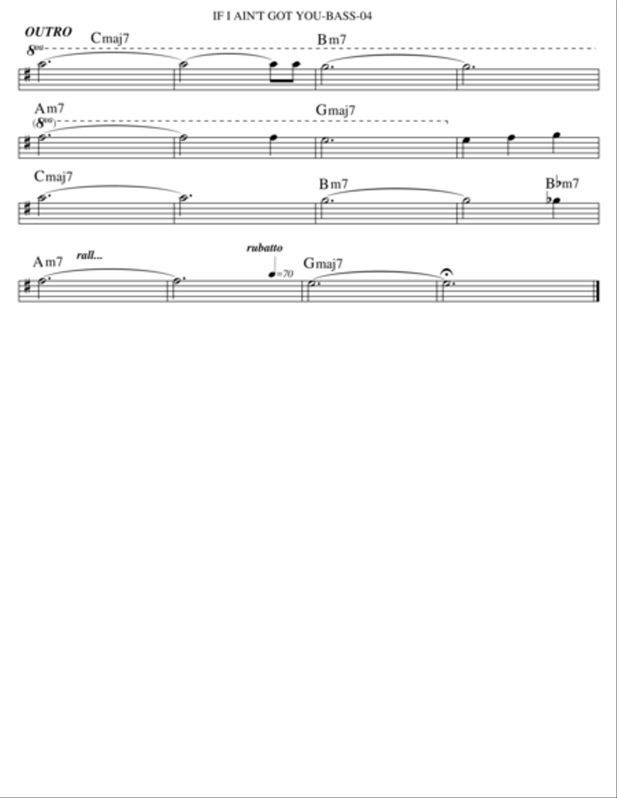 If I Ain't Got You Tenor Saxophone scores gallery preview page 4