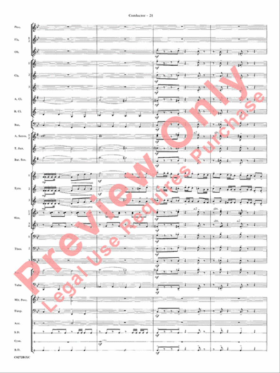 Leroy Anderson: A Legacy in Sound Concert Band scores gallery preview page 24