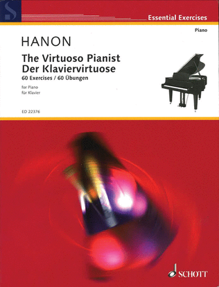 Book cover for The Virtuoso Pianist: 60 Exercises