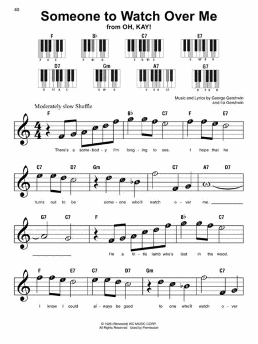 George Gershwin - Super Easy Songbook Easy Piano scores gallery preview page 5