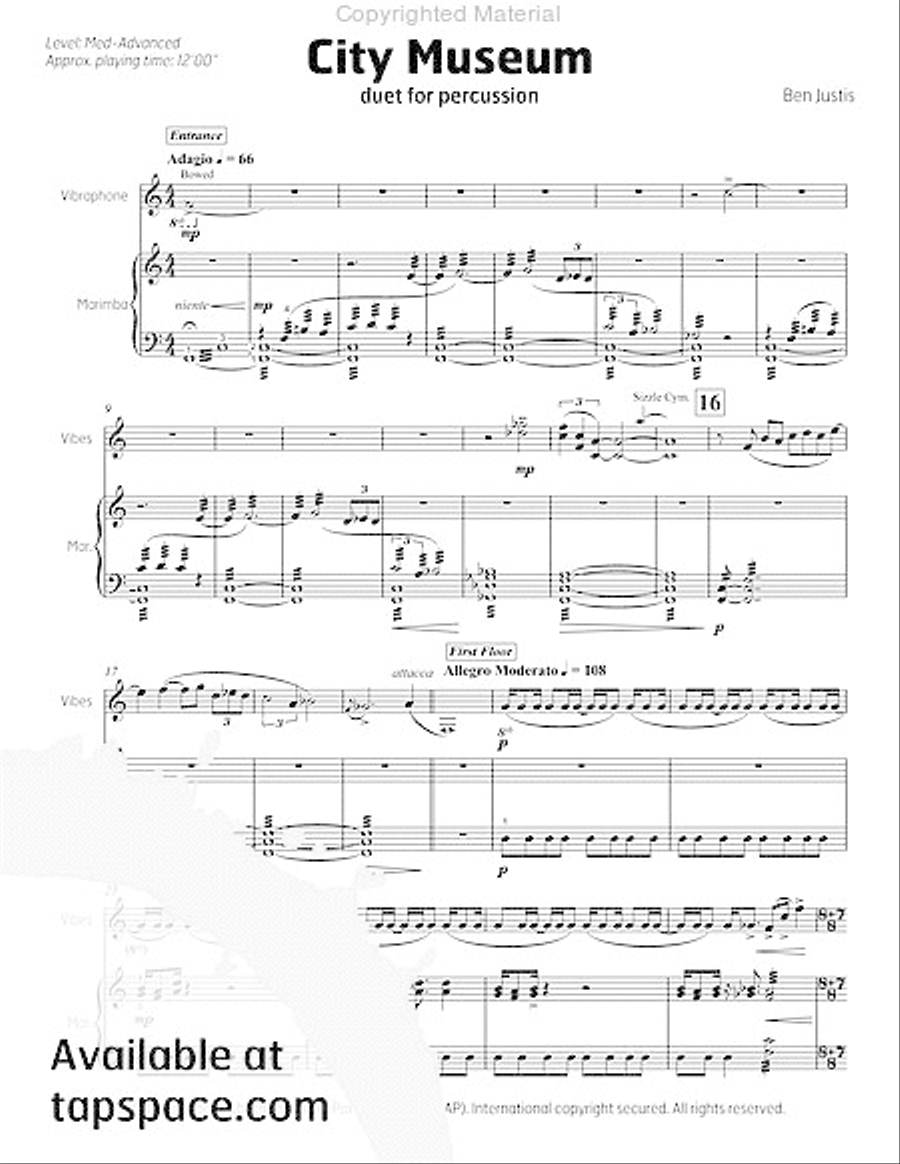 City Museum Drums scores gallery preview page 6