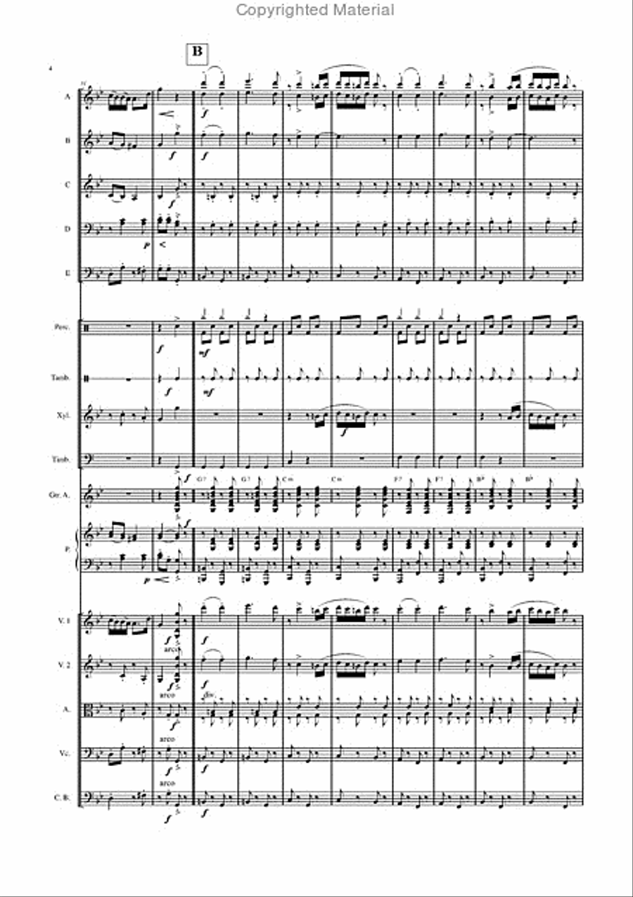 Danse hongroise n°5 Danse hongroise n°5 Orchestra scores gallery preview page 5