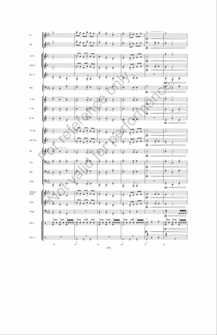 Legend of Pirates Cove Concert Band scores gallery preview page 17
