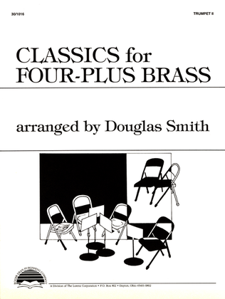 Book cover for Classics for Four-Plus Brass - Trumpet 2