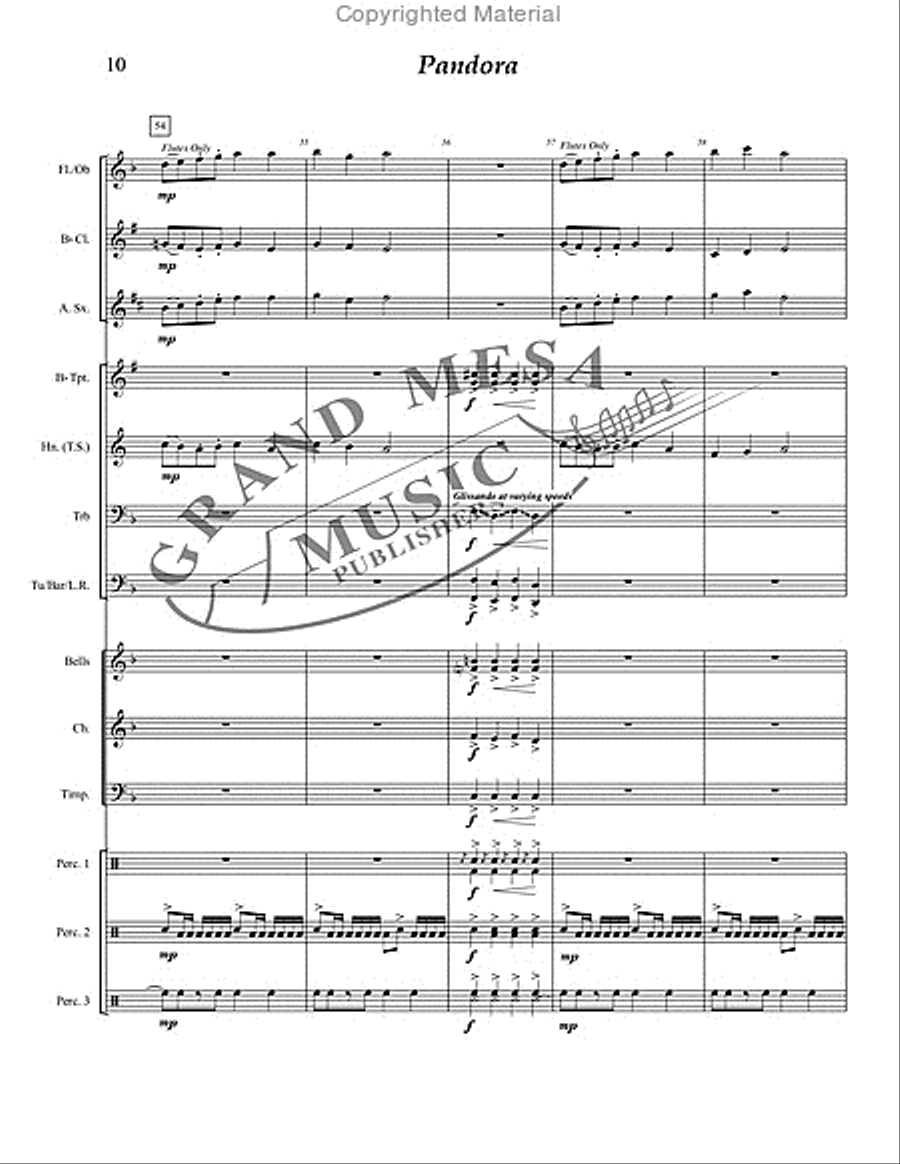Pandora Concert Band scores gallery preview page 11