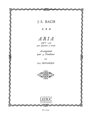 Book cover for Aria (trombones 4)