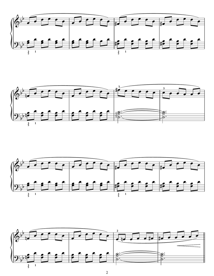 Dead Things (from The Hours) Voice scores gallery preview page 2