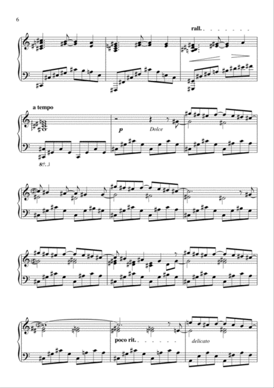 Shifting Tones Piano Solo scores gallery preview page 6