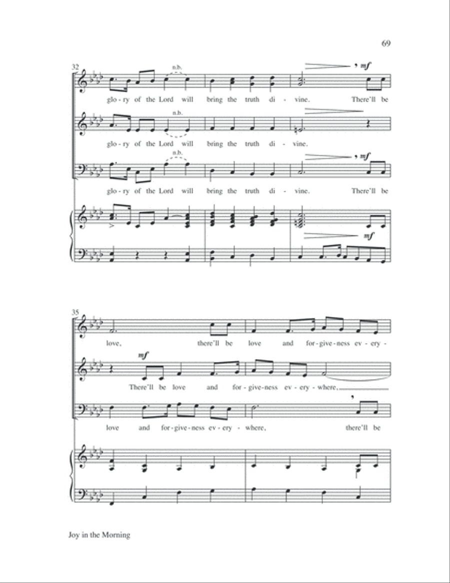 Easy Anthems, Vol. 4 Easy Anthems, Vol. 4 3-Part scores gallery preview page 70