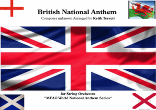 Book cover for British National Anthem for String Orchestra (MFAO World National Anthem Series)