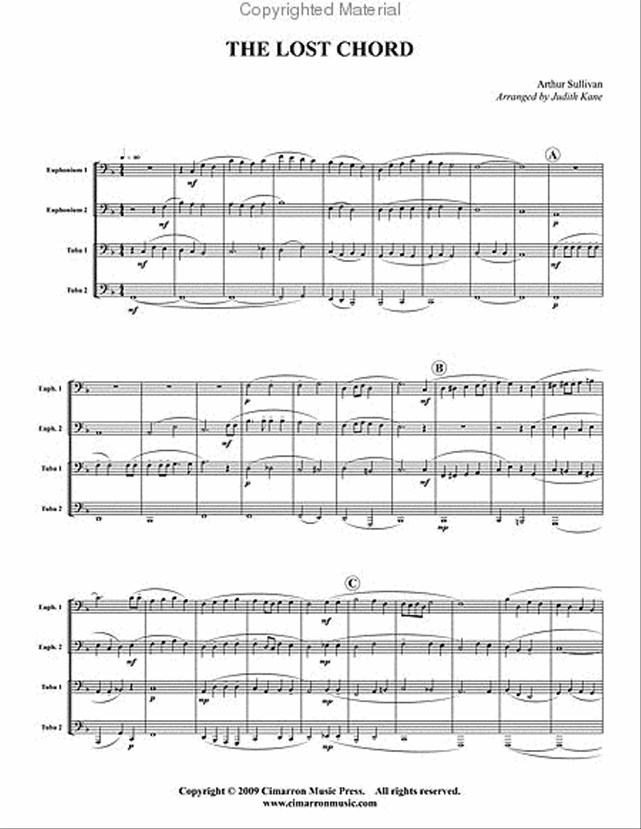 The Lost Chord The Lost Chord EETT scores gallery preview page 2