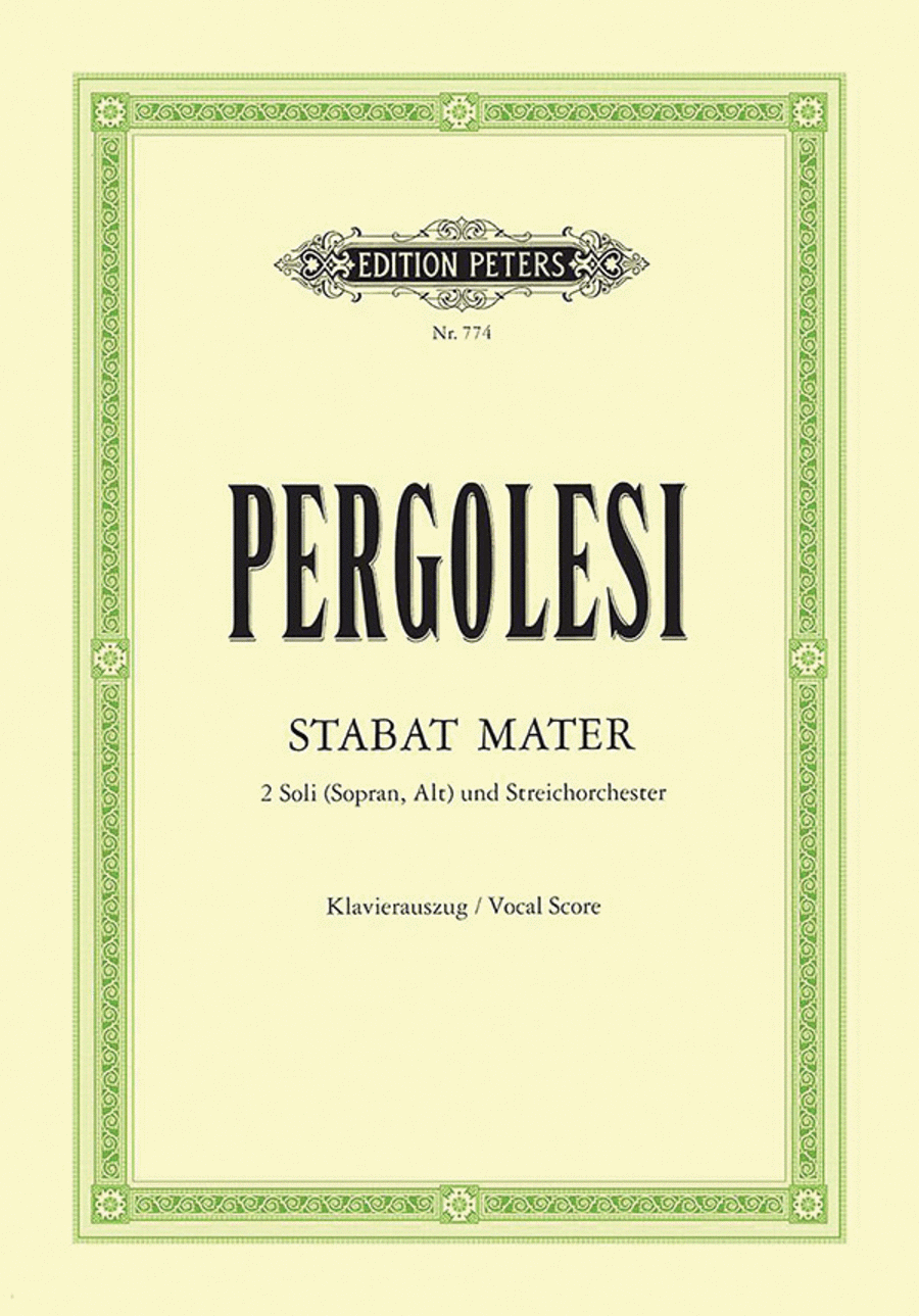 Stabat Mater (Vocal Score) SA scores gallery preview page 1