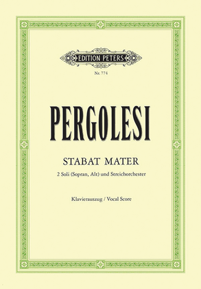 Book cover for Stabat Mater (Vocal Score)