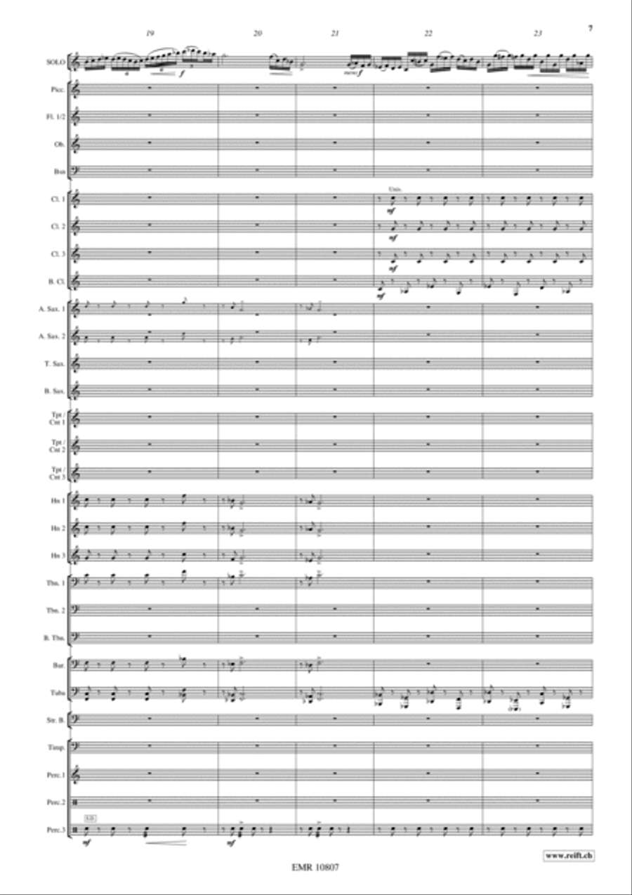 Saltatio Diabolica Saltatio Diabolica Concert Band scores gallery preview page 8