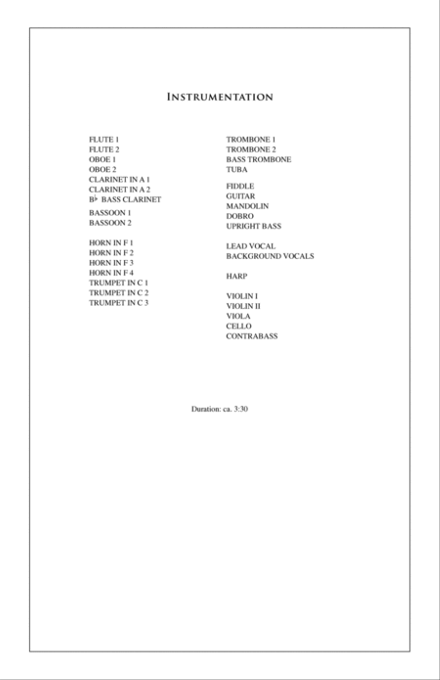 Too Late For Goodbyes Too Late For Goodbyes Full Orchestra scores gallery preview page 4