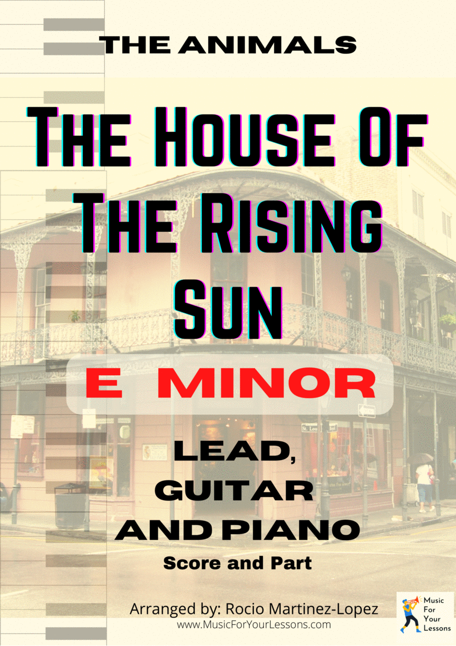 The House Of The Rising Sun Voice scores gallery preview page 1