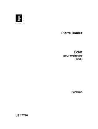 Book cover for Éclat