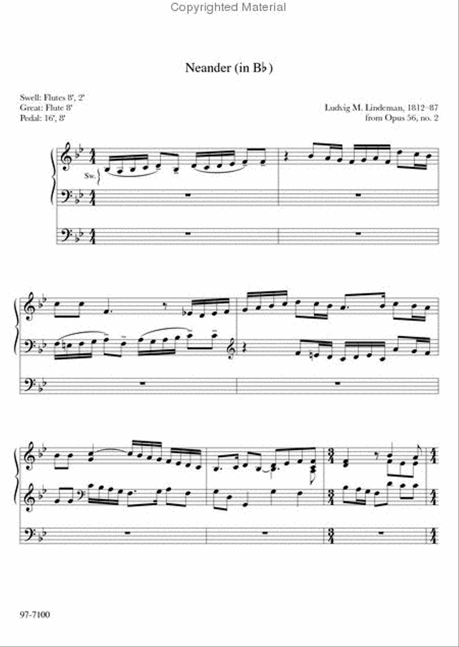 Master Organ Works of Jan Bender, Vol. 3 Organ scores gallery preview page 7