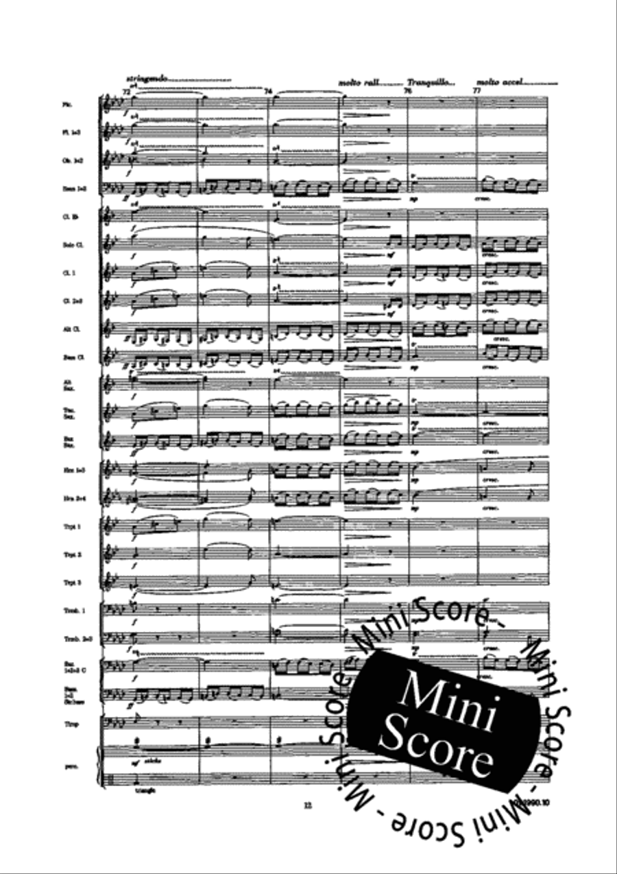 Wald Sinfonie Wald Sinfonie Concert Band scores gallery preview page 20