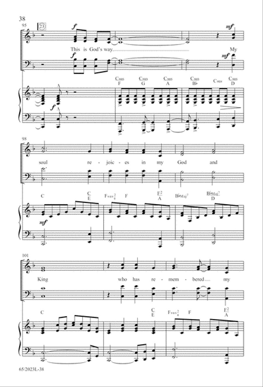 Child of Hope 4-Part scores gallery preview page 39
