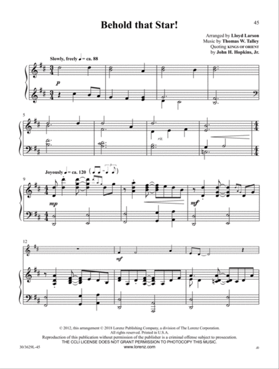 Trumpet Solos for Christmas Trumpet Solo scores gallery preview page 15