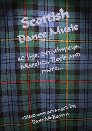 Book cover for Traditional Scottish Dance Music for Cello; 40 Jigs, Marches, Strathspeys and more...