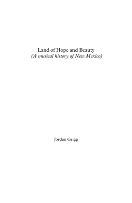 Land of Hope and Beauty for large symphonic band Score and Parts