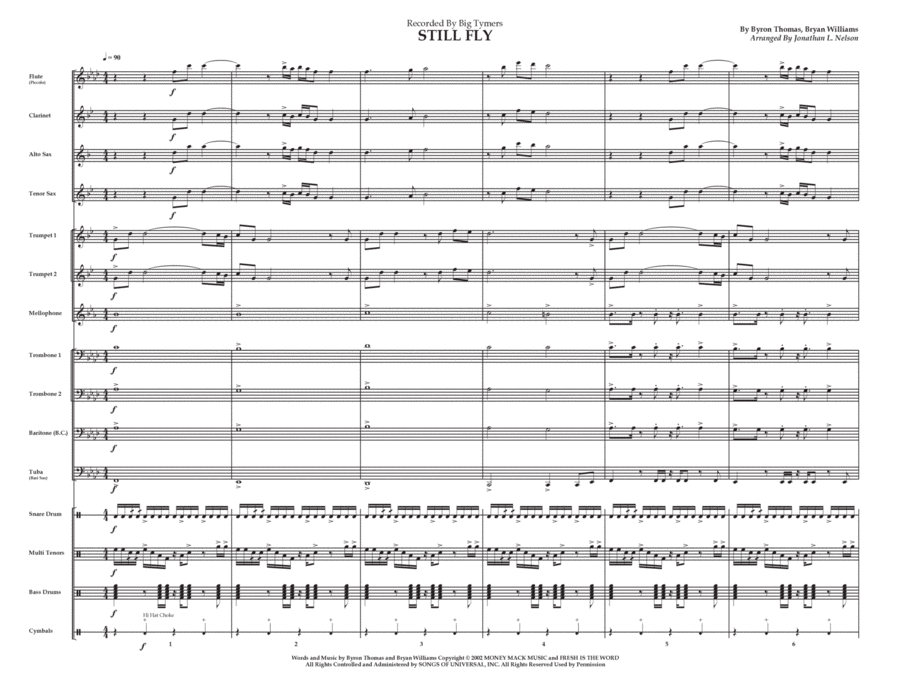 Still Fly Marching Band scores gallery preview page 1