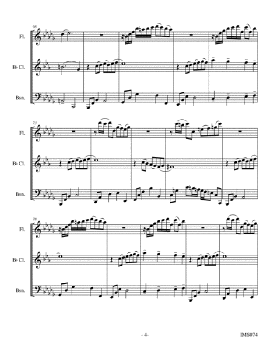 Trio Sonata Trio Sonata Bassoon scores gallery preview page 4