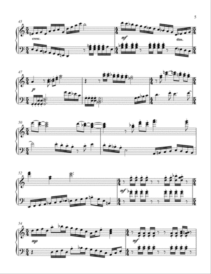 Sonatina for Piano Sonatina for Piano Piano Solo scores gallery preview page 5