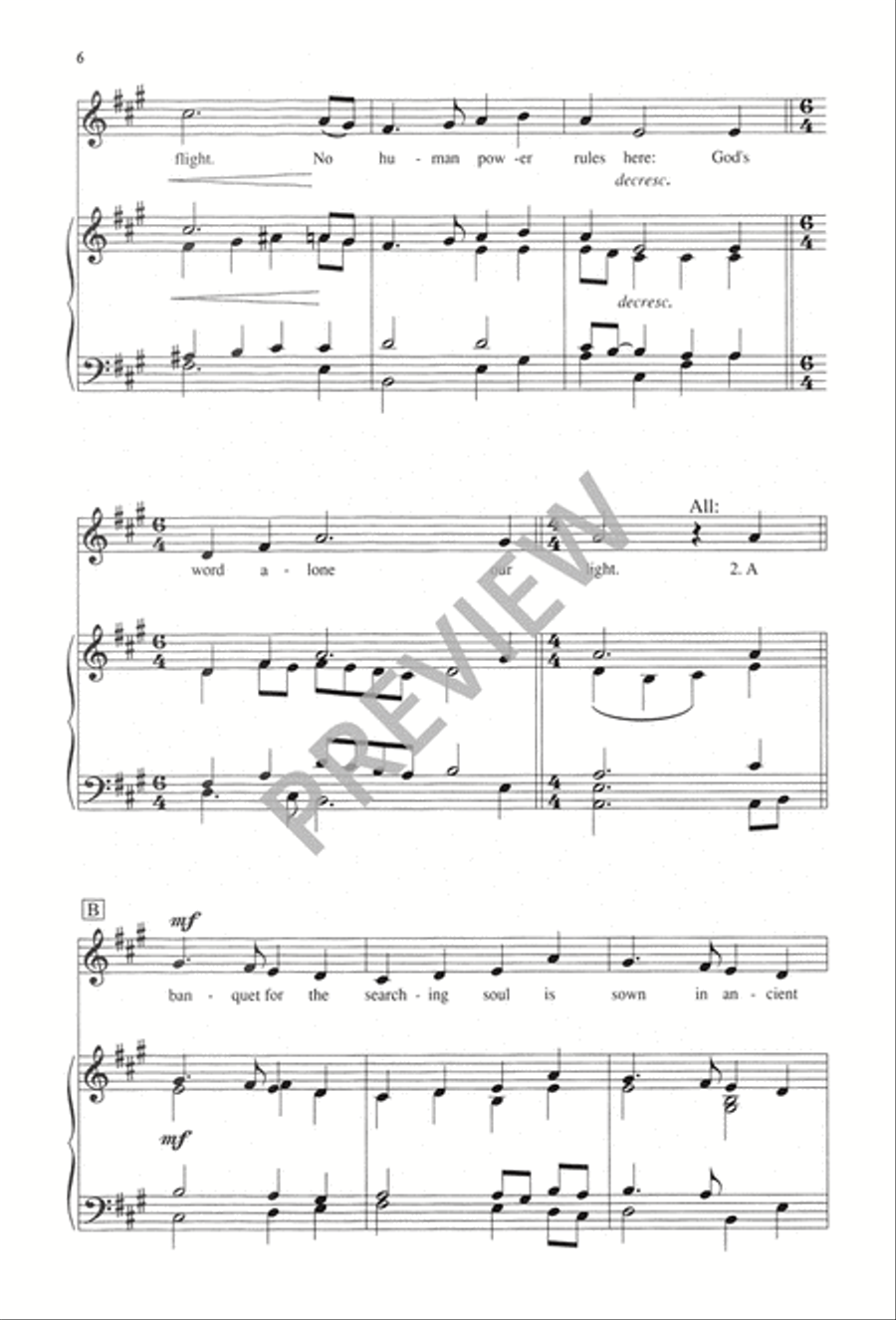 Hymn of Thanksgiving 4-Part scores gallery preview page 7