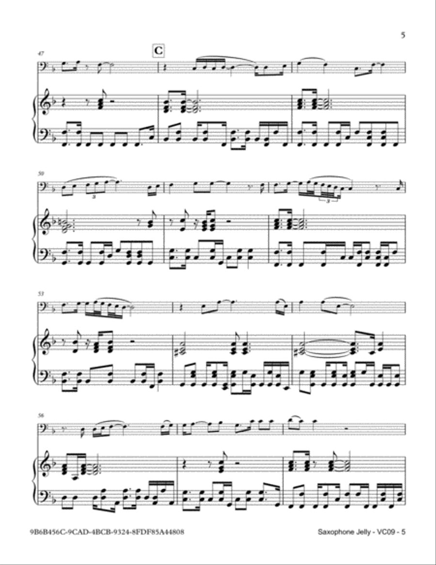 Saxophone Jelly Saxophone scores gallery preview page 5