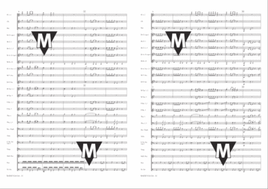 Radio Ga Ga Concert Band scores gallery preview page 7
