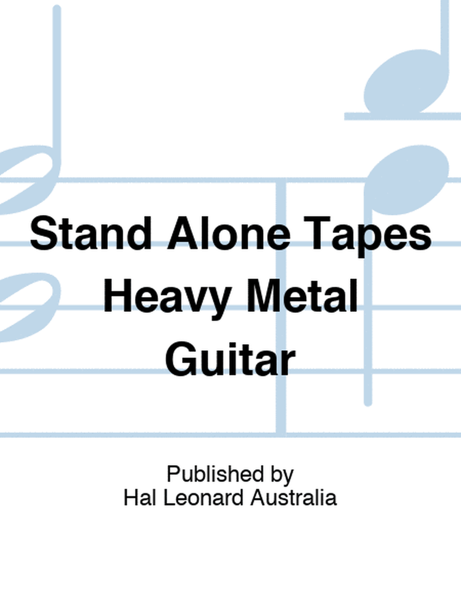 Stand Alone Tapes Heavy Metal Guitar
