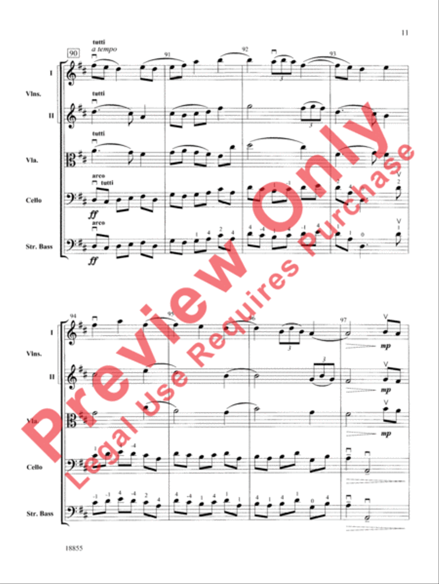 Sheebeg and Sheemore String Orchestra scores gallery preview page 12