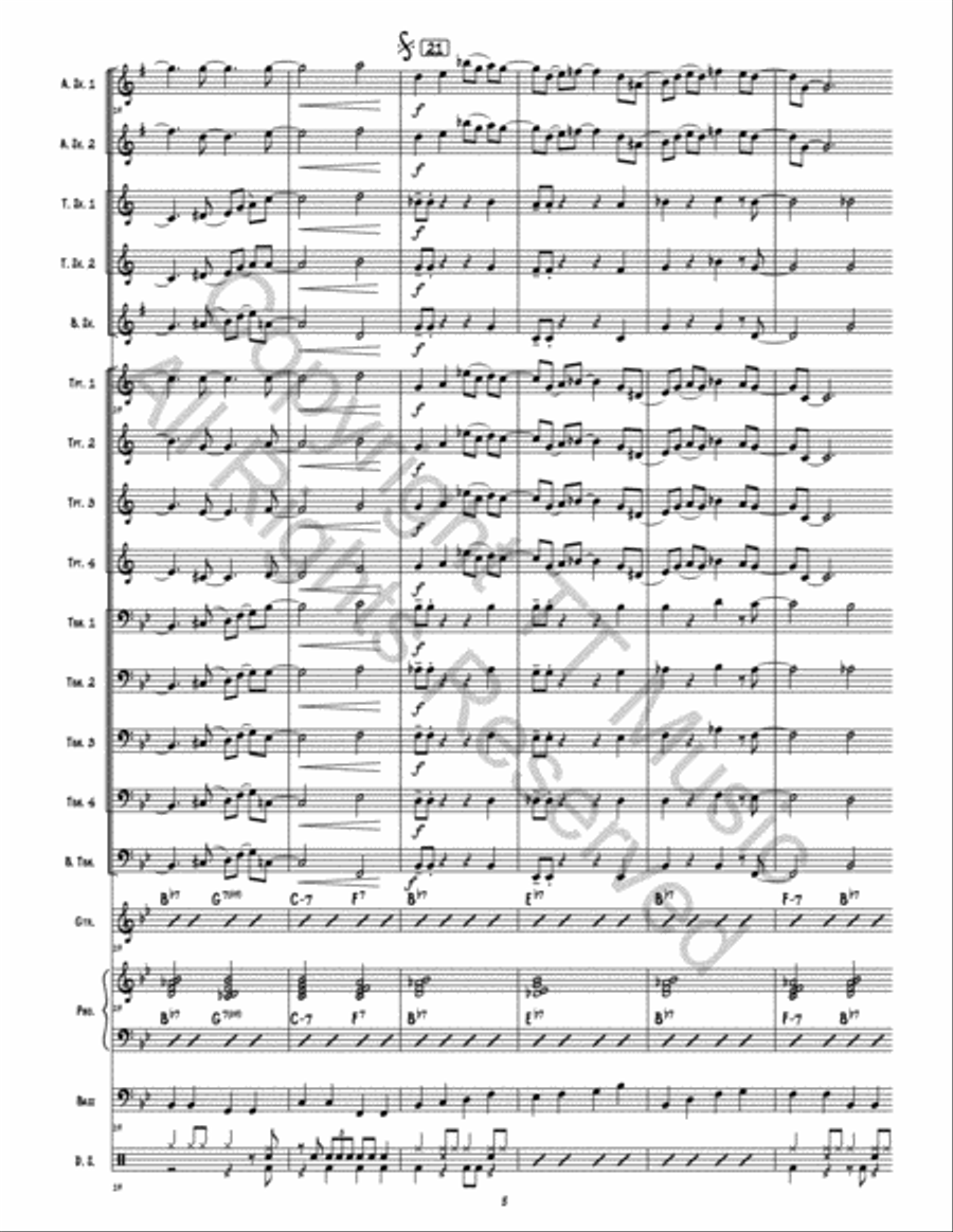 Airport Blues Airport Blues Jazz Ensemble scores gallery preview page 6