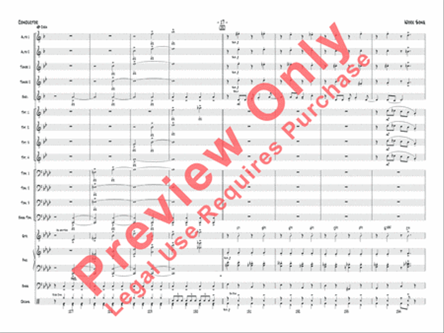 Work Song Jazz Ensemble scores gallery preview page 38