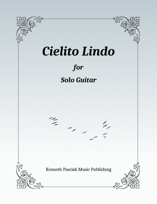 Book cover for Cielito Lindo (for Solo Guitar)