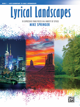 Book cover for Lyrical Landscapes, Book 1