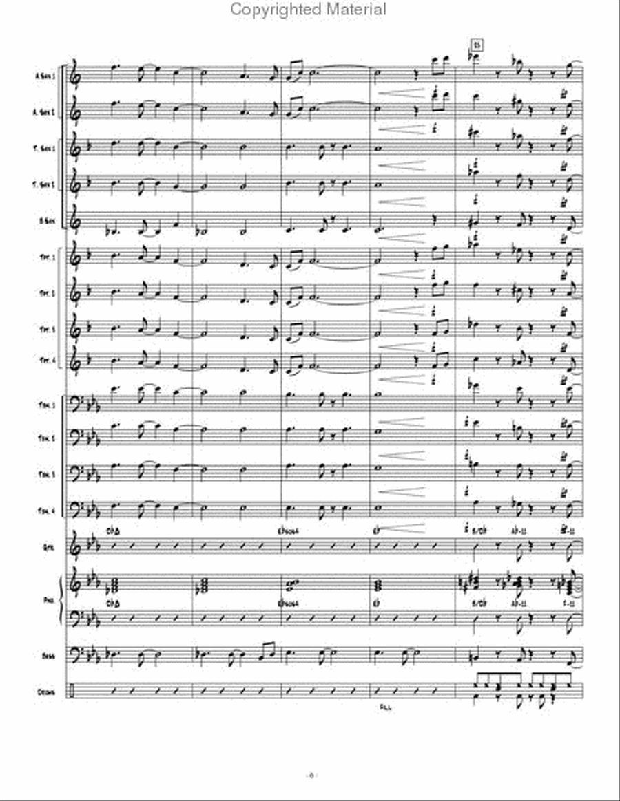City Lights Jazz Ensemble scores gallery preview page 7