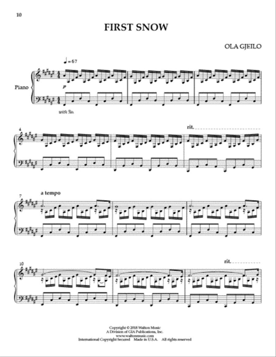 Winter Songs Piano Collection Piano Solo scores gallery preview page 5