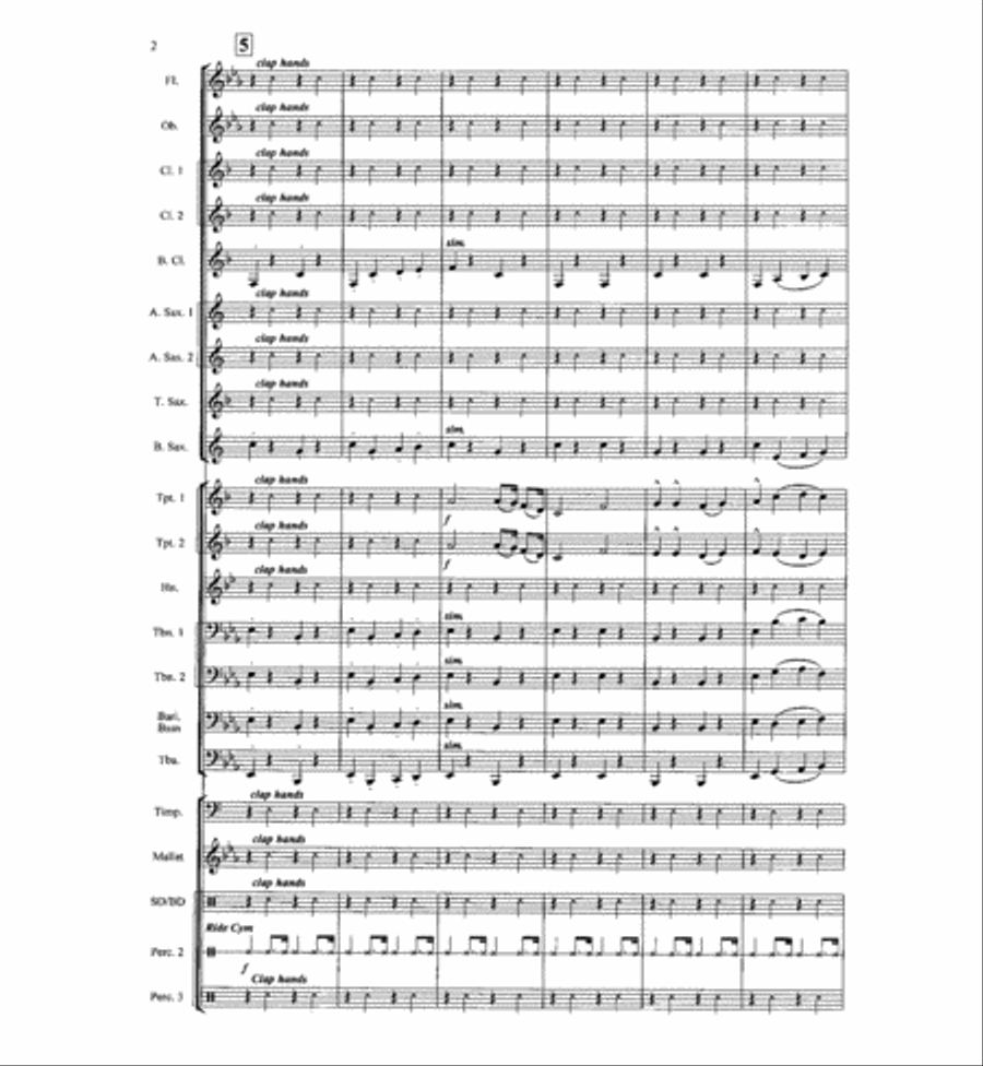 A Crazy, Mixed-Up Christmas Concert Concert Band scores gallery preview page 3