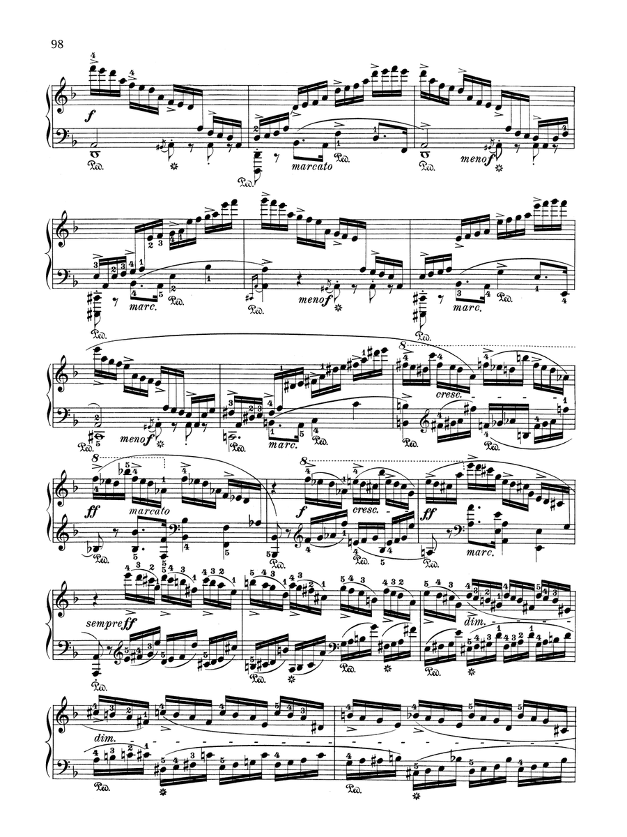 Etude in F Major, Op. 10, No. 8 Piano Method scores gallery preview page 3