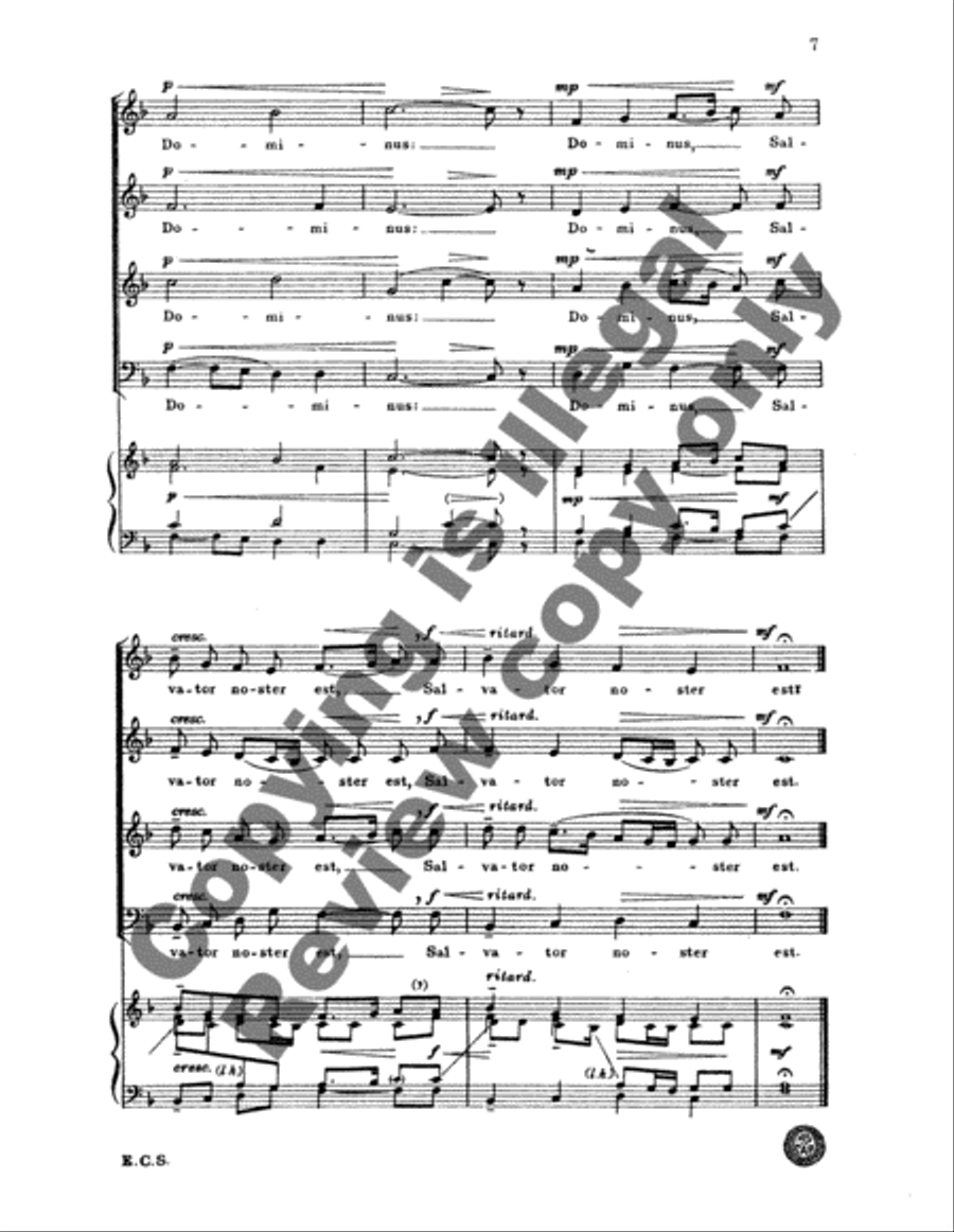 Born is the Lord Emanuel (En natus est Emanuel) 4-Part scores gallery preview page 5