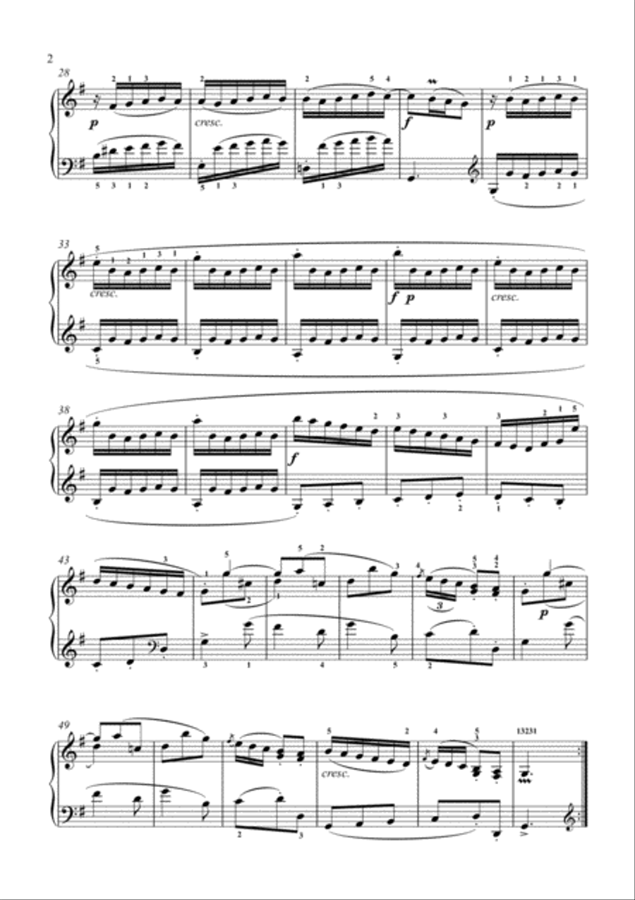 Scarlatti-Sonata in e-minor L.325 K.98(piano) Scarlatti-Sonata in e-minor L.325 K.98(piano) Piano Solo scores gallery preview page 3