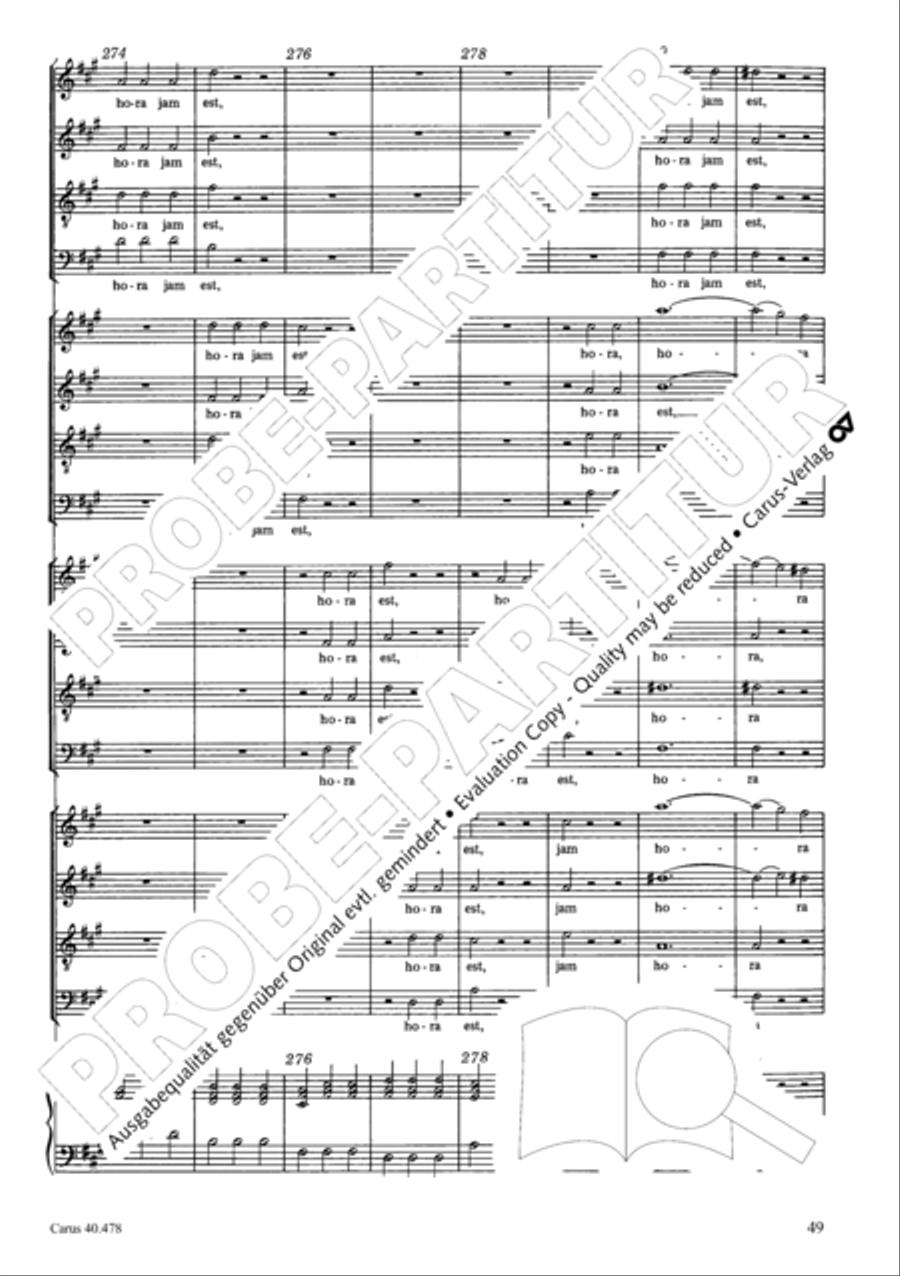 Hora est 4-Part scores gallery preview page 50