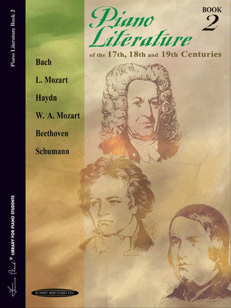 Piano Literature of the 17th, 18th and 19th Centuries, Book 2 Piano Method scores gallery preview page 1